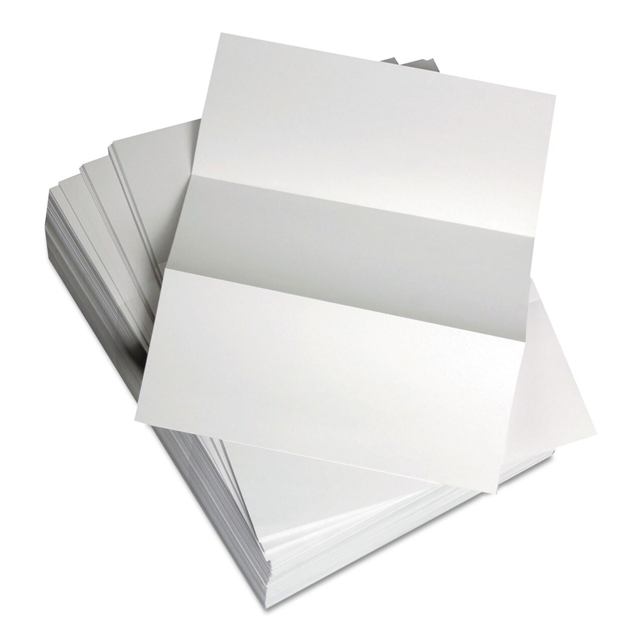 Domtar Custom Cut-Sheet Copy Paper 92 Bright Micro-Perforated Every 3.66 24lb 8.5 x 11 White 500/Ream